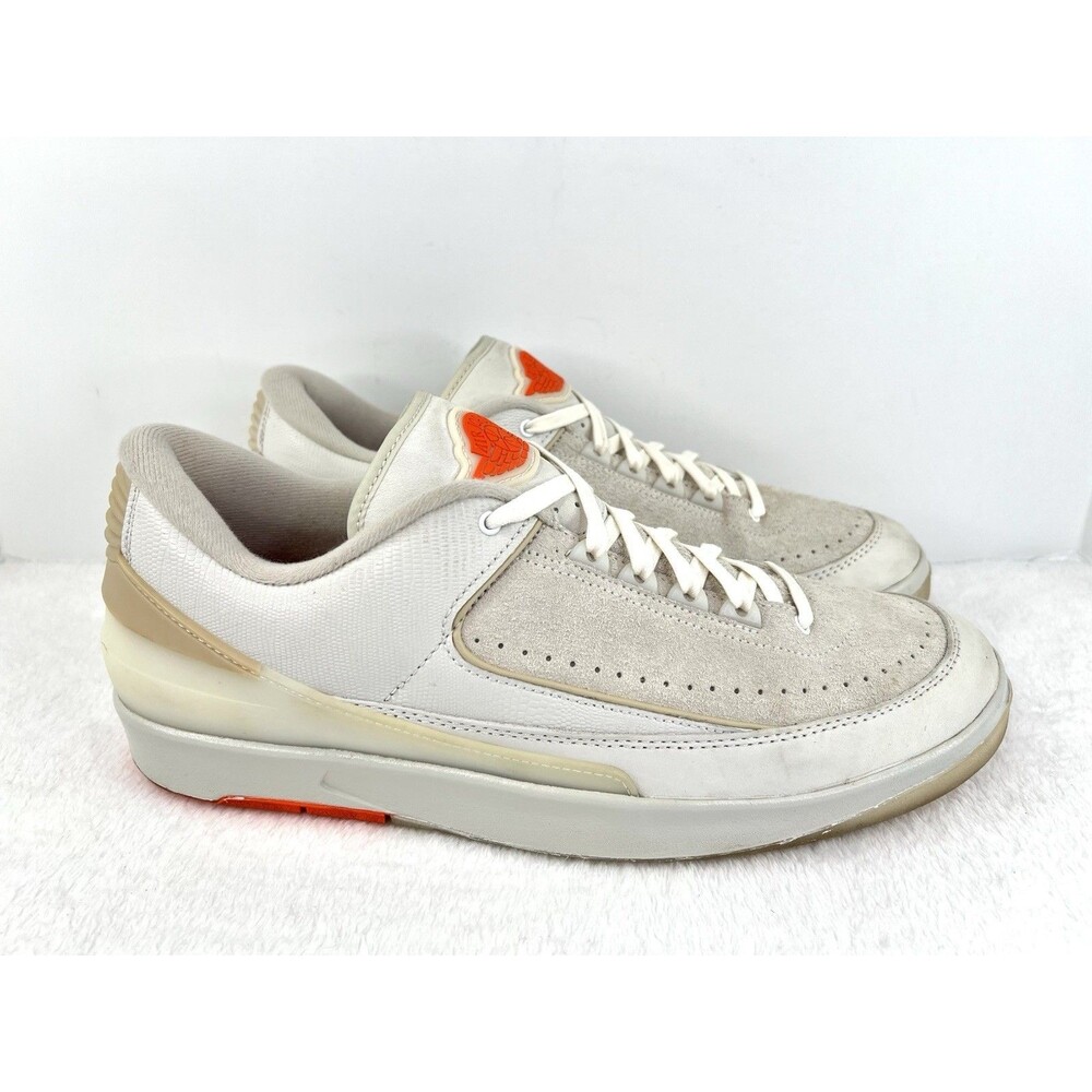 Jordan 2 Low SP Retro x Shelflife White Sail Light Bone DV7128-110 Mens Size 13